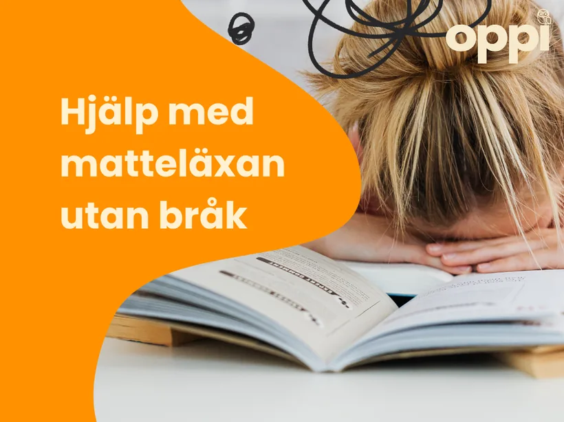 Hjälp med matteläxan utan bråk